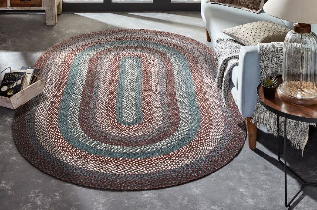 IHF Home Decor Oval Braided Rugs