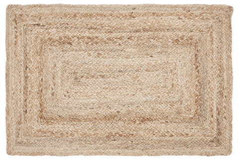 Sun Braided Rugs 20" x 30" to 8'x10' Rectangle 100% Jute Material Collection
