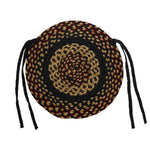 Blackberry 15" Braided Chair Pad- Set of 4, BR-184BCC