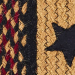 Blackberry Star Braided Rugs, BR-263 20"x30" to 5'x8' Oval
