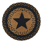 Star Black 15" Round Table Accent, BR-197TA