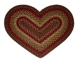 Cinnamon Braided Rugs ,BR-175 20"x30" to 8'x10' Oval