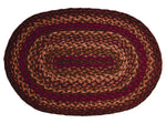 Cinnamon Braided Rugs ,BR-175 20"x30" to 8'x10' Oval