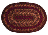 Cinnamon Braided Rugs ,BR-175 20"x30" to 8'x10' Oval
