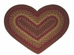 Cinnamon 20''x30'' Heart Shaped Rug, BR-175HRT