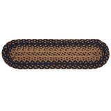 Ebony Braided Rugs ,BR-180 20"x30" to 8'x10' Oval