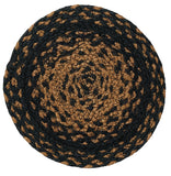 Ebony Braided Rugs ,BR-180 20"x30" to 8'x10' Oval