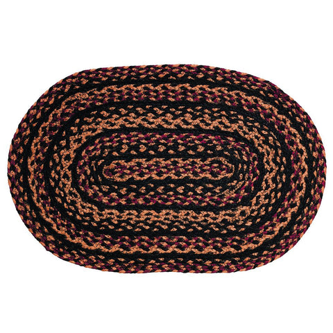 Blackberry Braided Rugs, BR-184 20" x 30" to 8'x10' Oval