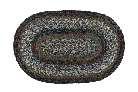 Night Shadow 10"x15" Braided Swatch- Set of 4, BR-269SWT