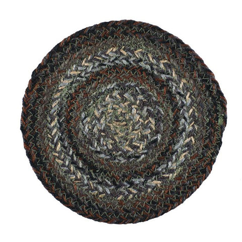 Night Shadow 8" Braided Trivet- Set of 4, BR-269TRV