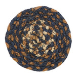 Demin 4.5" Braided Coaster- Set of 4, BR-287CO