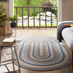 Denim Braided Rugs, BR-287 20"x30" to 8'x10' Rect.