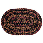 Blackberry 10"x15" Braided Swatch, BR-184SWT