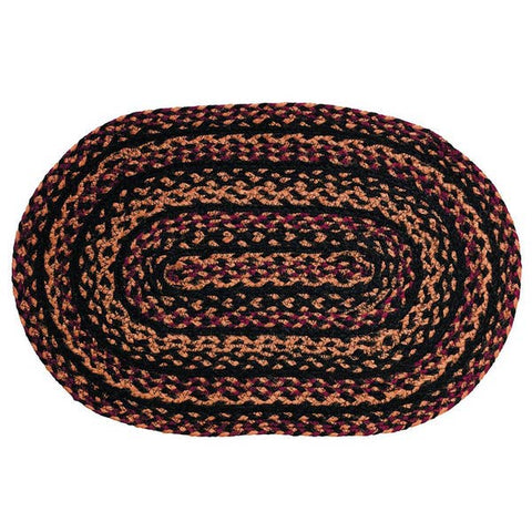 Blackberry 10"x15" Braided Swatch, BR-184SWT