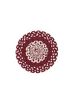 Cortland 4.5" Braided Coaster- Set of 4, BR-294CO