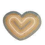 Harbor 20"x30" Braided Heart Rug, BR-296HRT