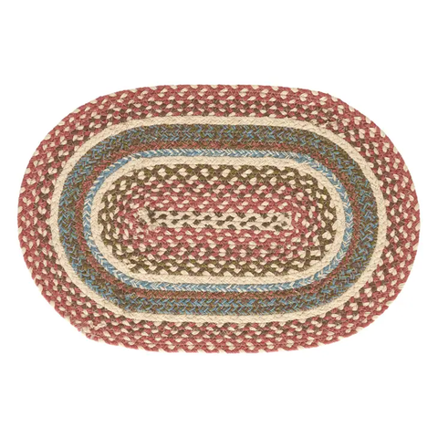 Highland 13"x19" Braided Placemat- Set of 4, BR-297P