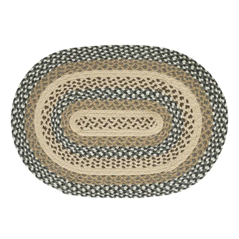 Harbor 13"x19" Braided Placemat- Set of 4, BR-296P