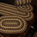 Cappuccino Braided Rugs ,BR-201 20"x30" to 8'x10' Oval