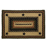 Tartan Star Braided Rugs, BR-252 20"x30" to 5'x8' Rect.