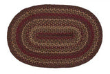 Cinnamon Braided Rugs ,BR-175 20"x30" to 8'x10' Oval