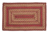 Cinnamon Braided Rugs, BR-175 20"x30" to 8'x10' Rect.