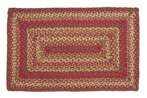 Cinnamon Braided Rugs, BR-175 20"x30" to 8'x10' Rect.