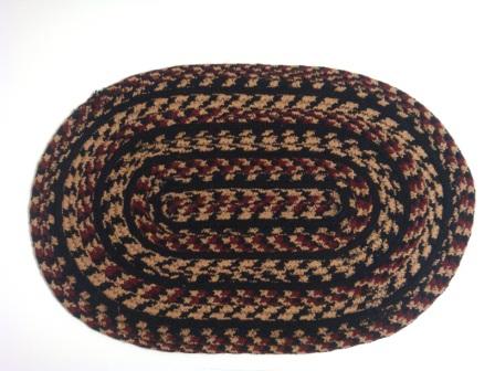 Blackberry 13"x19" Braided Placemat- Set of 4, BR-184P