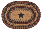 Blackberry Star 13"x19" Braided Placemats-Set of 4, BR-263P
