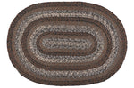 Night Shadow Braided Rugs- BR-269  20"x30" to 8'x10' Oval