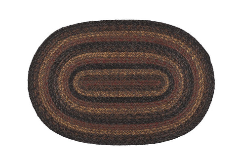 Slate Braided Rugs ,BR-271 20"x30" to 8'x10' Oval