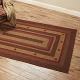Cinnamon Star Braided Rugs, BR-253 20"x30" to 8'x10' Rect.