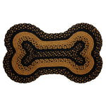 Ebony Braided Rugs ,BR-180 20"x30" to 8'x10' Oval